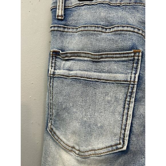 M. Society Politically Incorrect Jeans Distressed Mens 36x32 Measures 34x31 - Picture 8 of 9